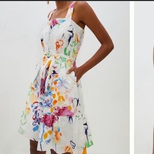 Maeve Anthropologie Floral Summer Dress Size Small